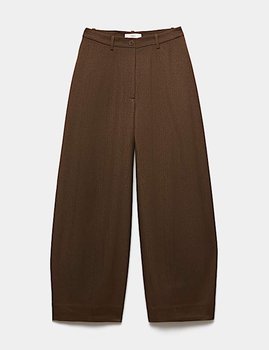 Barrel Leg Trousers