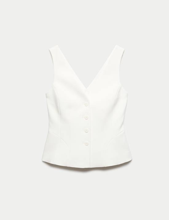 Waisted Single Breasted Waistcoat
