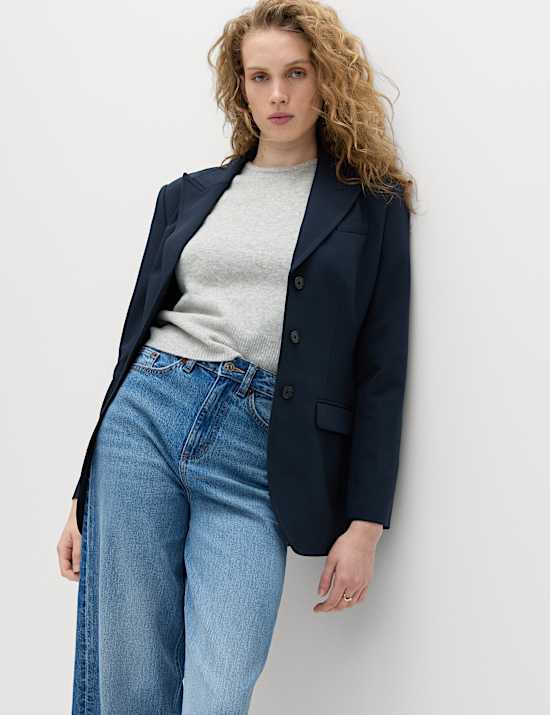 3 Button Cinched Single Breasted Blazer