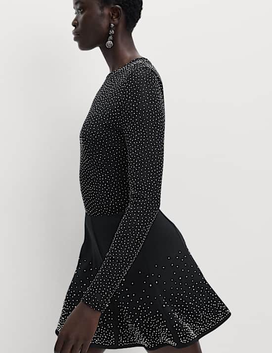 Mini-Skaterrock mit Zierelementen