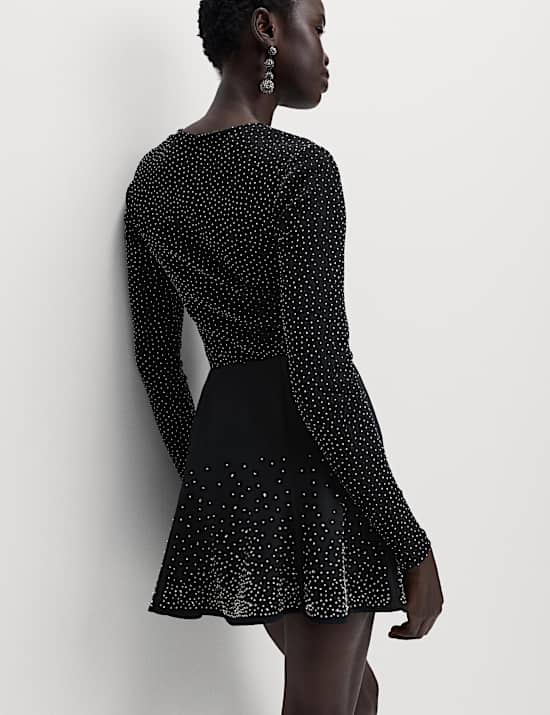 Mini-Skaterrock mit Zierelementen