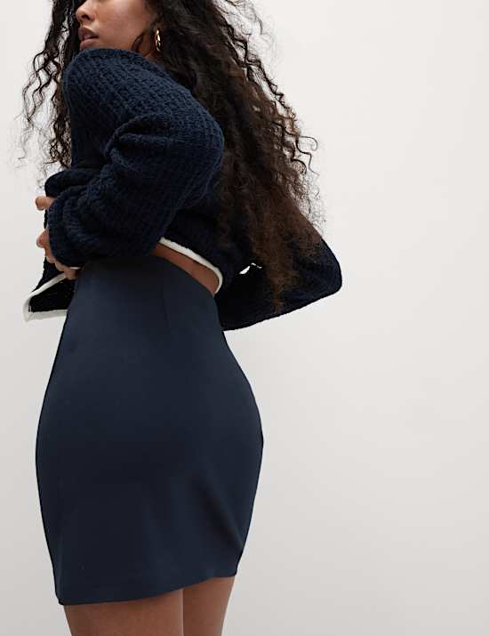 Jersey Mini A-Line Skirt