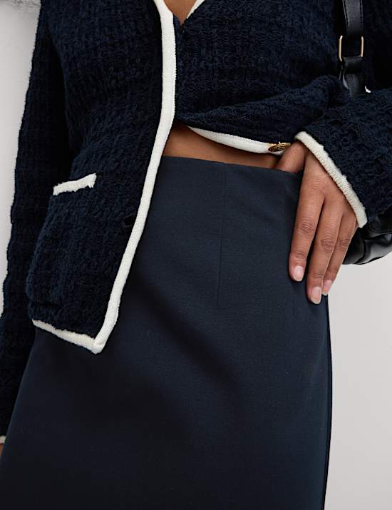 Jersey Mini A-Line Skirt