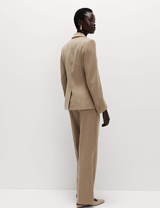 Tailored Double Breasted Oversized Blazer