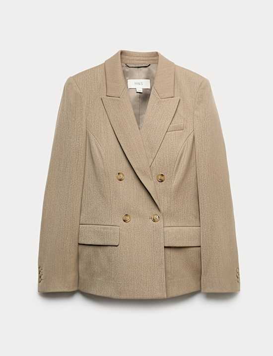 Tailored Double Breasted Oversized Blazer