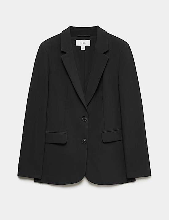 Woven Straight Single Breasted Blazer