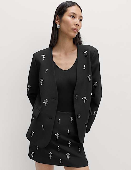 Minirok met versiersels