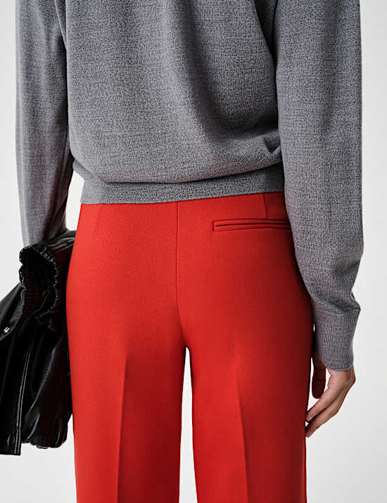 Twill-Hose mit geradem Bein