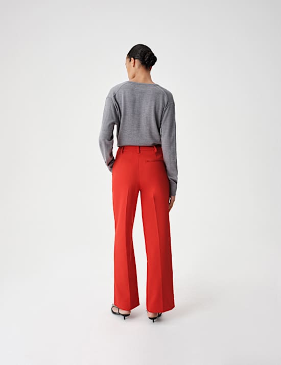 Twill-Hose mit geradem Bein