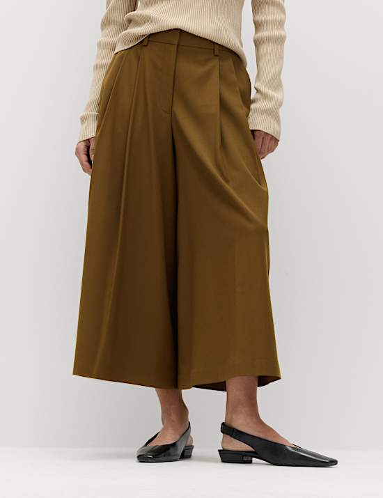 Pleat Front Culottes