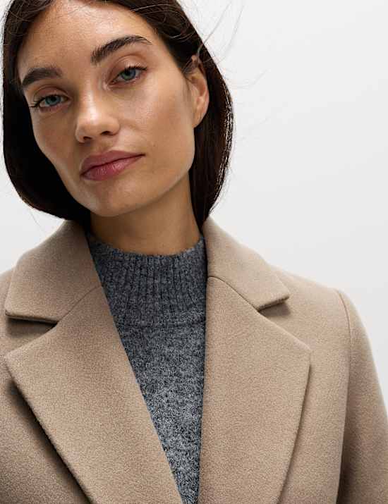 Single Breasted Longline Tailored Coat