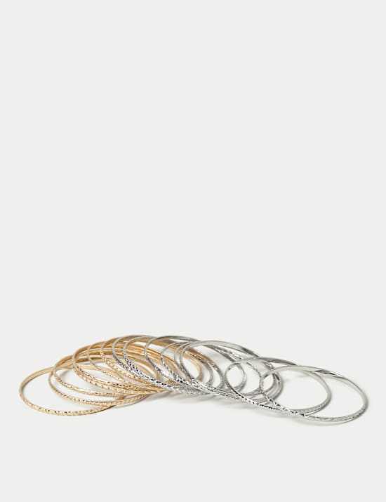 Mixed Metal Stacker Bangle Pack