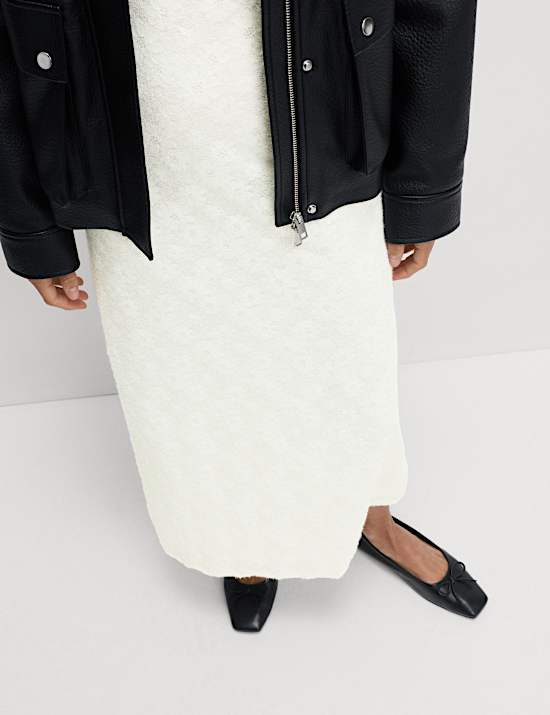 Jersey Lace Maxi Dress