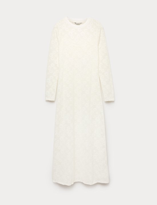 Jersey Lace Maxi Dress