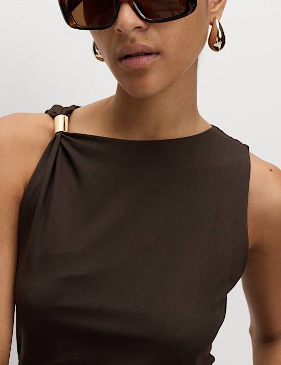 Žerzejové šaty z materiálu s vysokým podílem materiálu, midaxi bodycon