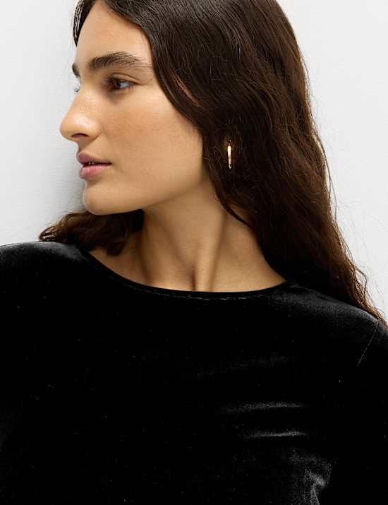 Velvet Mini Skater Dress