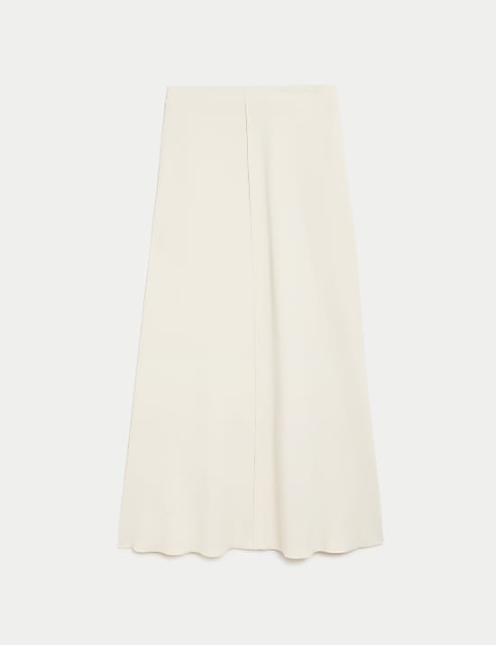 Κρεπ μίντι-μάξι φούστα σε Α γραμμή