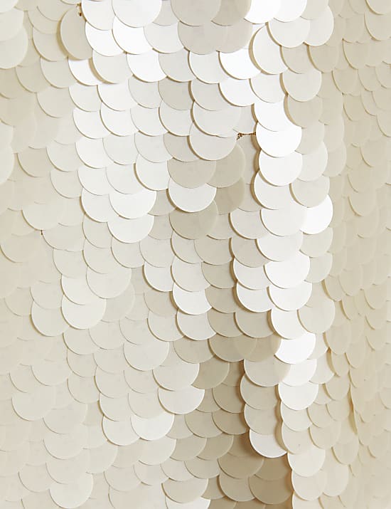 Rok Kolom Panjang Lutut Payet