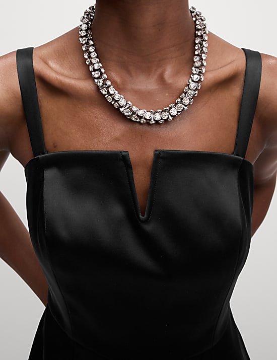 Satin Sleeveless Jumpsuit