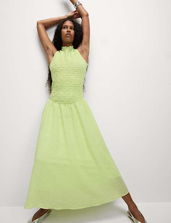 Ζέρσεϊ μίντι φόρεμα