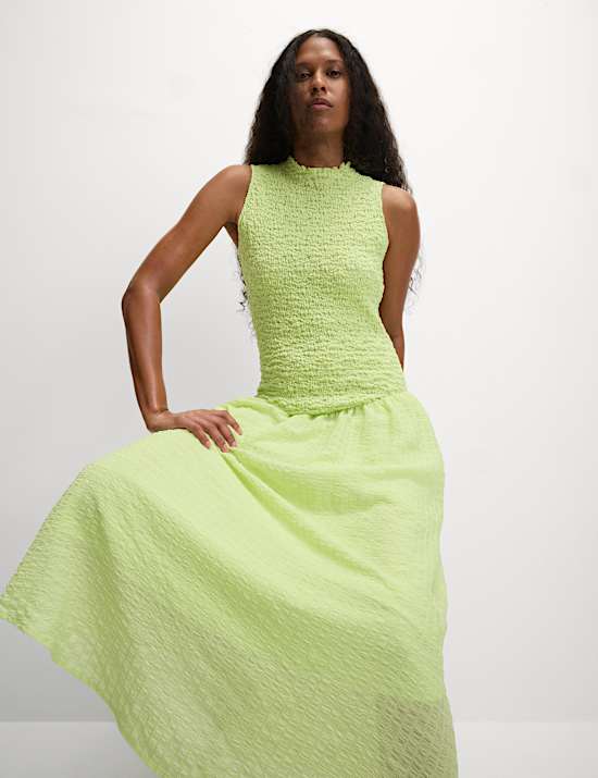 Ζέρσεϊ μίντι φόρεμα