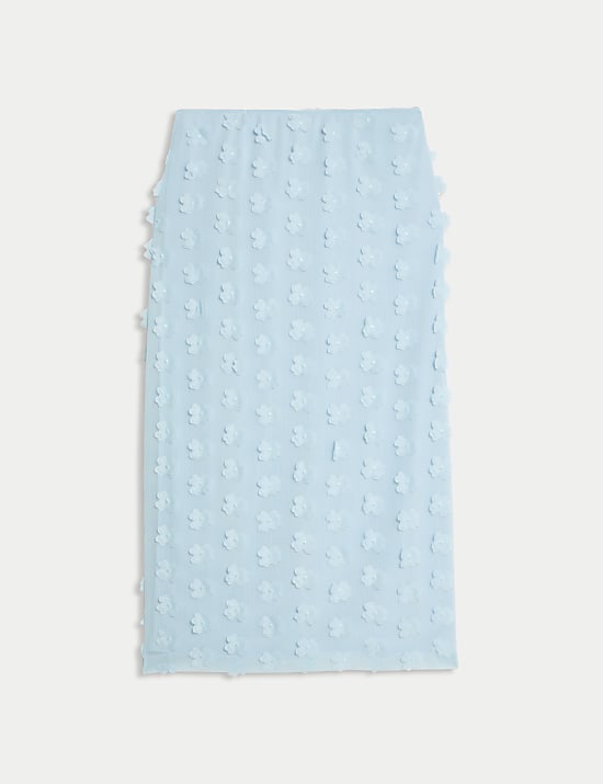 Embellished Midaxi Column Skirt