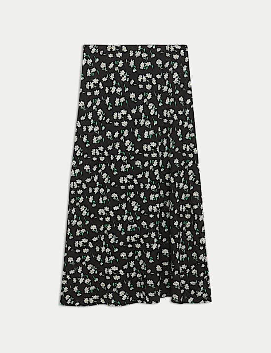 Midaxi Floral Slip Skirt