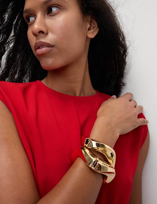 Midaxi Waisted Dress