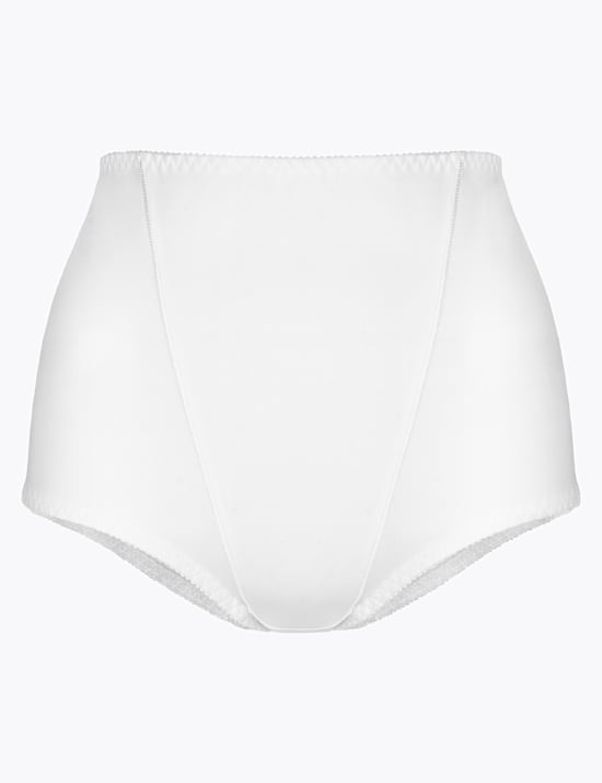 Hoch geschnittene klassische Unterhose mit starkem Halt