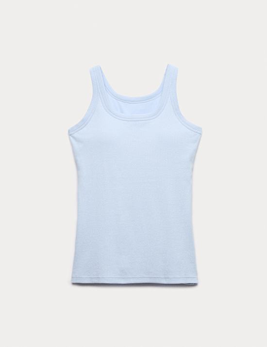 גופיית חזייה מבד עשיר בכותנה בשילוב &trade;Secret Support