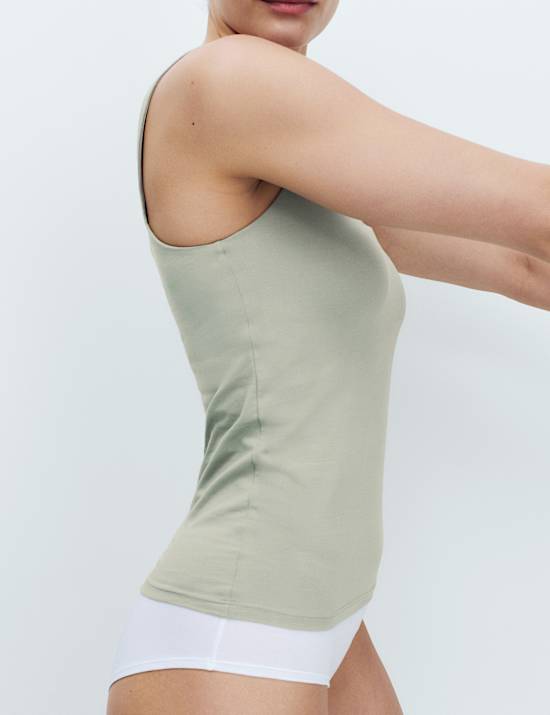 Secret Support&trade; Scoop Neck Bra Vest