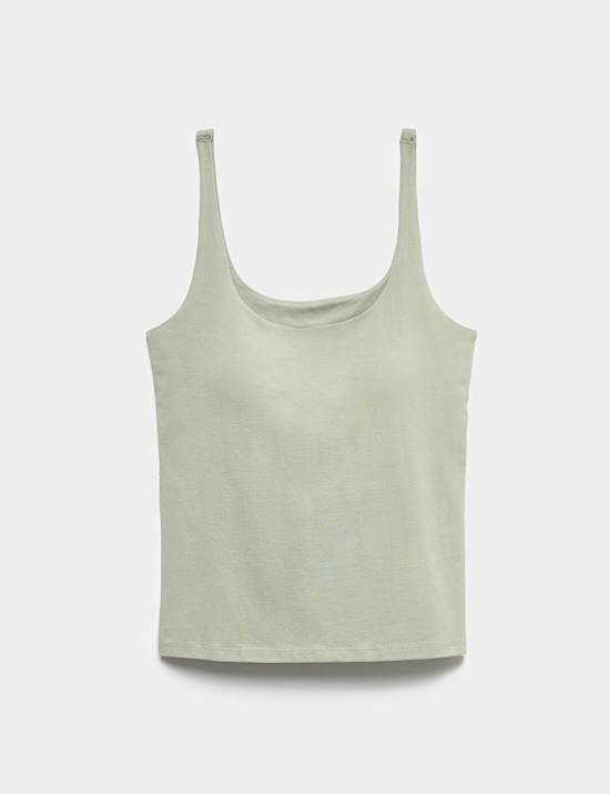 Secret Support&trade; Scoop Neck Bra Vest