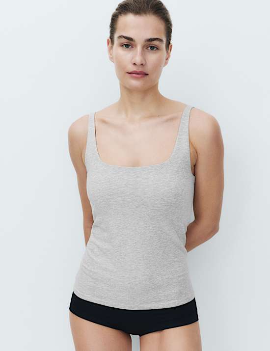 Secret Support&trade; Scoop Neck Bra Vest