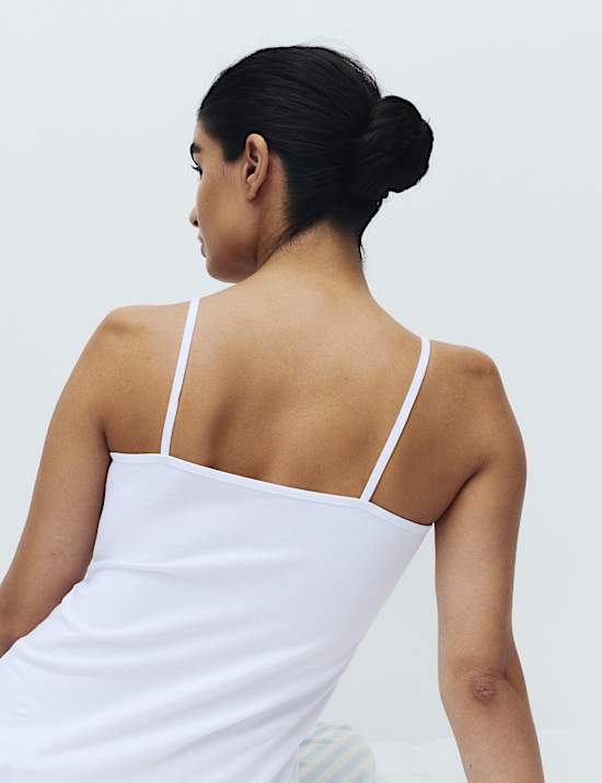 3pk Cotton Rich Strappy Vests