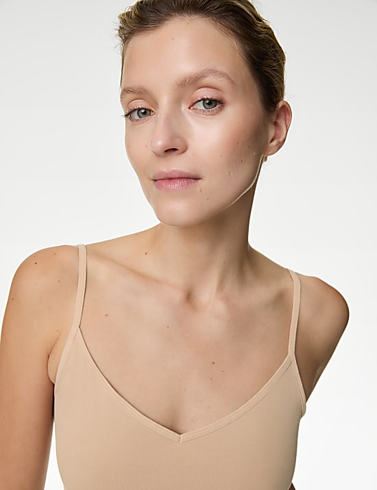 3pk Cotton Rich Strappy Vests