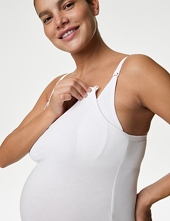 Cotton Rich Secret Support&trade; Nursing Vest