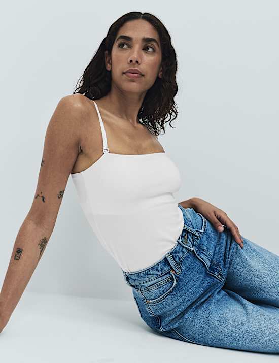 Cotton Rich Secret Support&trade; Bandeau Multiway Vest