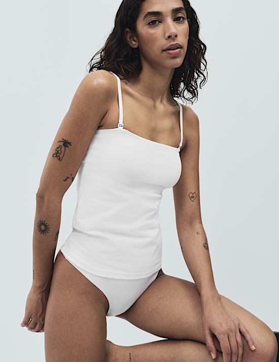Cotton Rich Secret Support&trade; Bandeau Multiway Vest