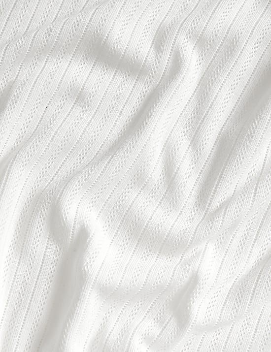 2pk Medium Warm Thermal Short Sleeve Pointelle Tops