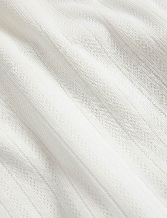 2pk Medium Warmth Pointelle Thermal Long Sleeve Tops