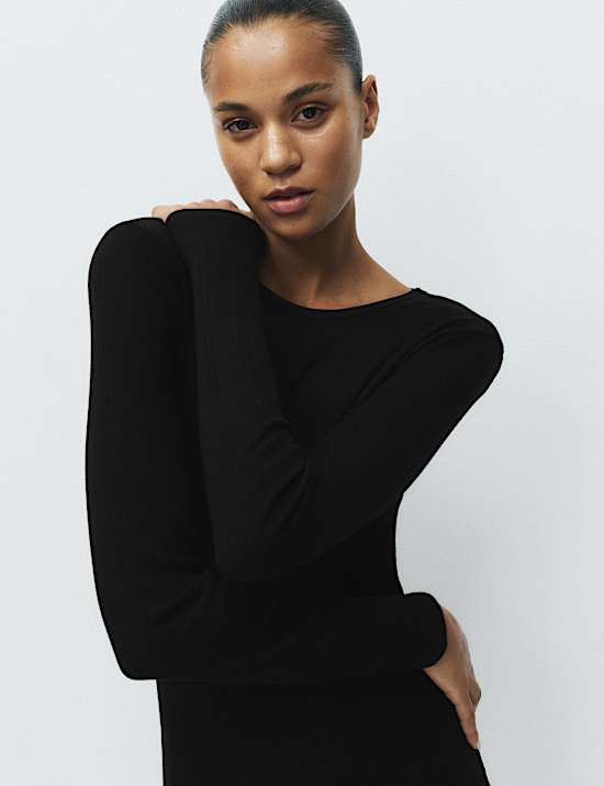 2 Pack Thermal Pointelle Long Sleeve Top