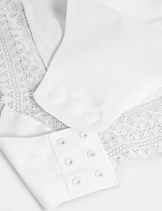 Cotton Rich Light Control Secret Support&trade; Bodysuit