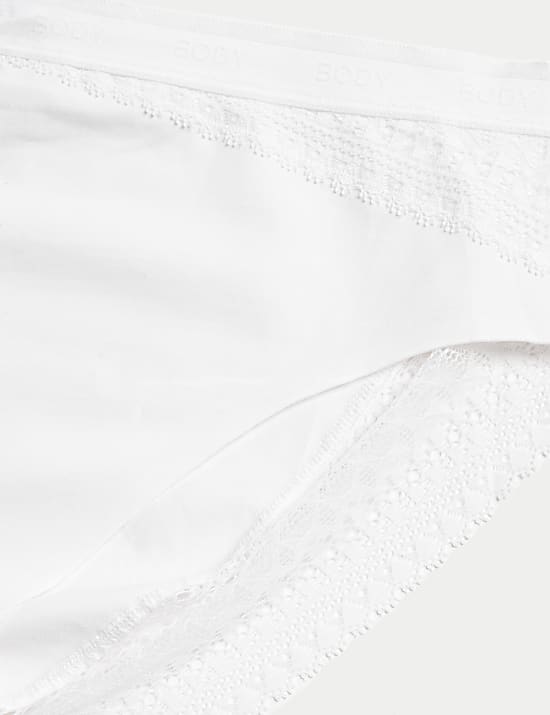 Pack de 2 braguitas de algod&oacute;n de corte alto y sujeci&oacute;n ligera