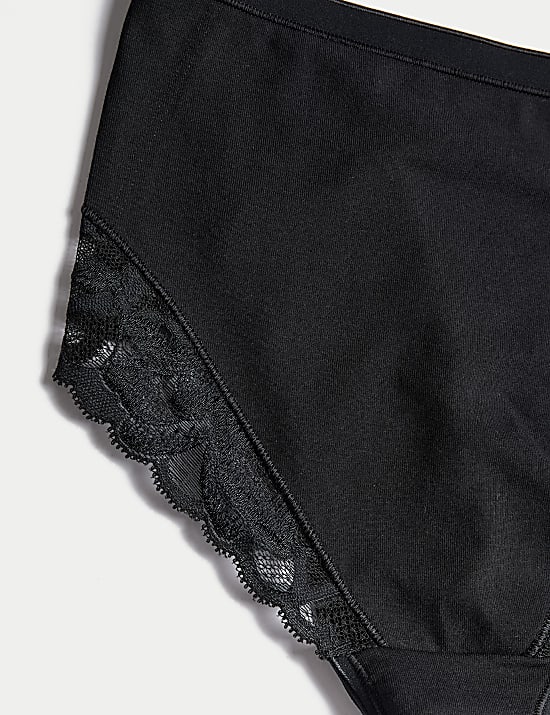 2pk Firm Control High Leg Knickers