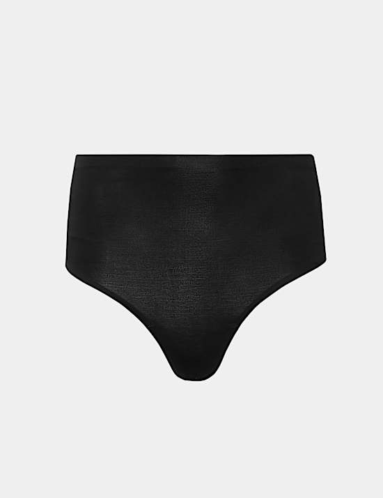 Cotton Rich Body Invisibles&trade; Shaping Thong