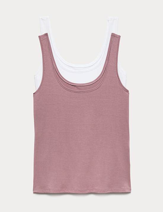 2pk Flexifit&trade; Modal Rich Vests