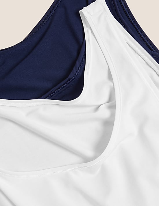 2er-Pack Unterhemden mit hohem Modalanteil und Flexifit&trade;
