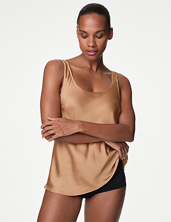 Satin Cool Comfort™ Built Up Shoulder Vest