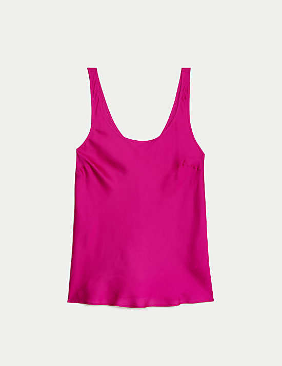 Satin Cool Comfort&trade; Built Up Shoulder Vest