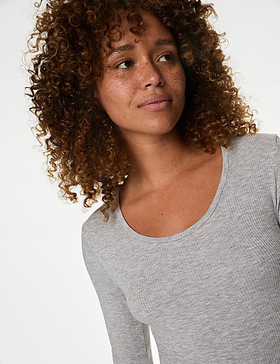 2pk Heatgen&trade; Thermal Ribbed Tops